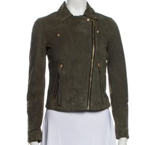 Womens Dalby Suede Biker Jacket